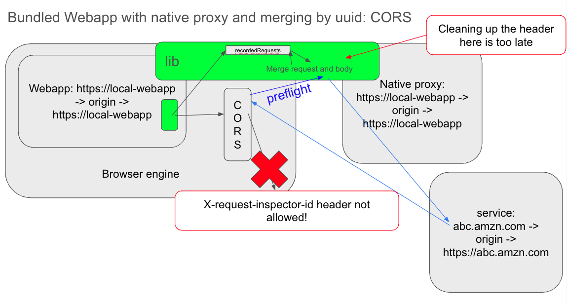 CORS issues with custom header